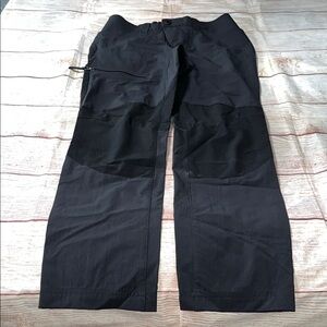 The North Face Boy's Black Lightweight Rain Repellent Pants Size Medium EUC